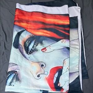 Graphic Pop Art Large Tapestry
